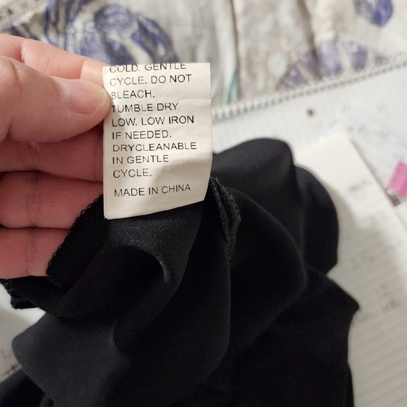 Shein Black Pants Wide Leg, sz S - Picture 7 of 7